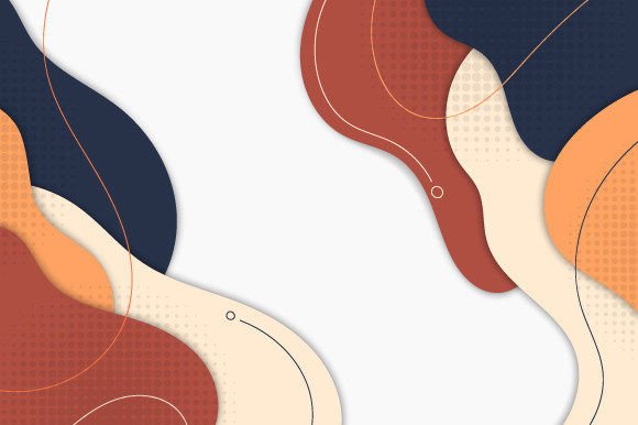 Abstract Colorful Doodle Template Design for Creative Workflows