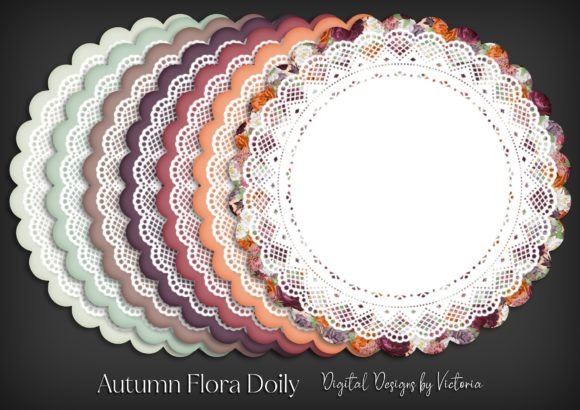 Autumn Flora Doily: A Versatile Addition to Your Creative Toolkit