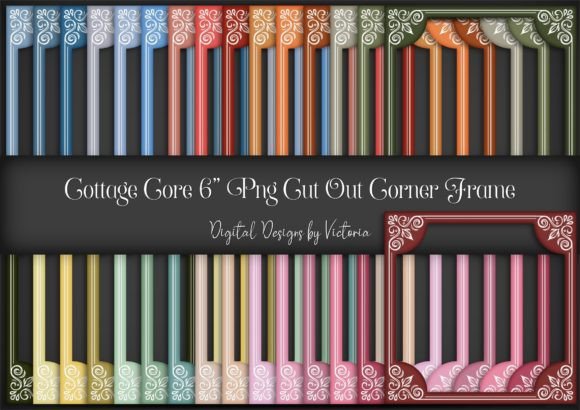 Cottage Core Cut out Corner Frame
