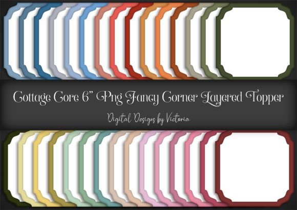 Cottage Core Fancy Corner Layered Topper