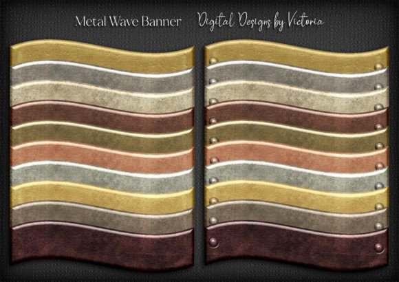 Exploring the Versatility of Metal Wave Banner Elements