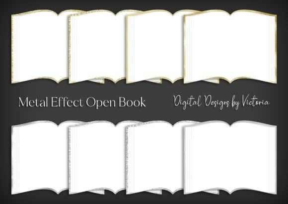 Exploring the Versatility of Metallic Open Book PNGs for Creative Projects