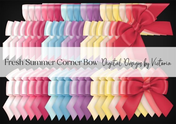 Fresh Summer Corner Bow: A Versatile Ephemera for Creative Projects