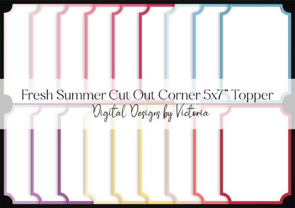 Fresh Summer Cut Out Corner 5x7 Topper: A Must-Have for Creative Projects
