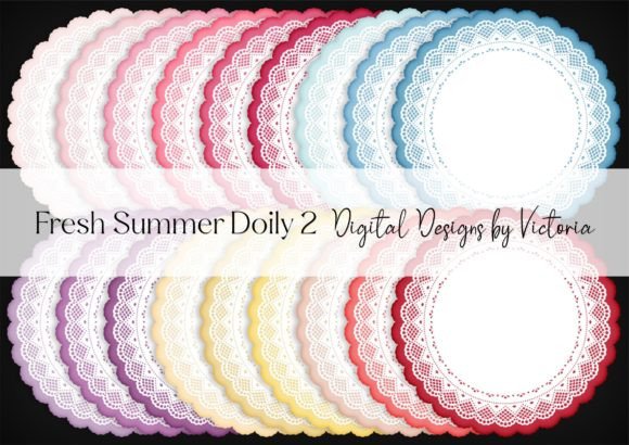 Fresh Summer Doily 2: A Versatile Addition to Your Creative Toolkit