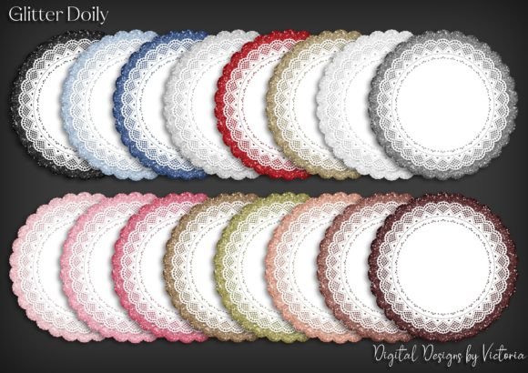 Glitter Doily: A Versatile Crafting Resource