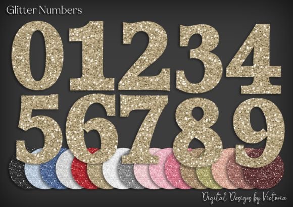 Glitter Numbers: A Versatile Tool for Creative Projects
