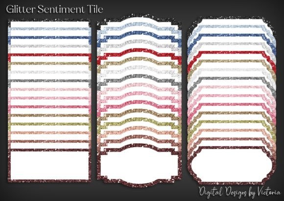 Glitter Sentiment Tile: A Versatile Tool for Modern Crafting and Design
