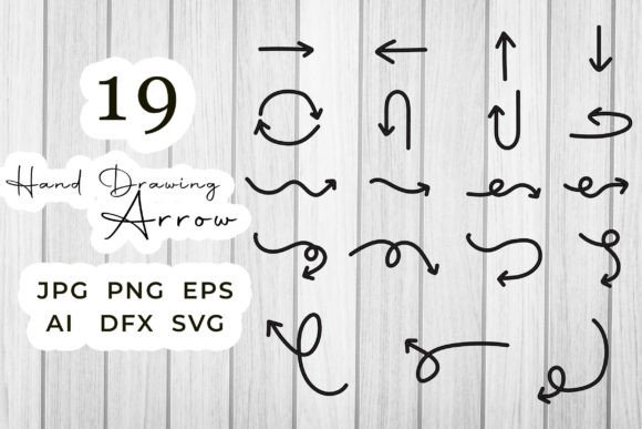 Hand Drawn Arrow Set Vector Arrow Png: A Versatile Design Tool for Modern Projects
