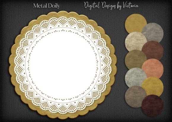 Metal Doily: Versatile Design Element for Creative Projects