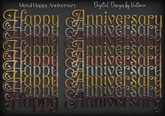 Metal Happy Anniversary