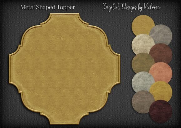 Metal Shaped Topper: Creative Craft Essential