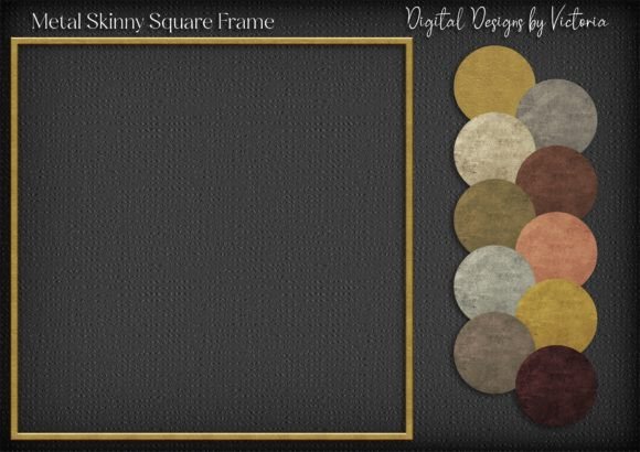 Metal Skinny Square Frame for Creative Projects