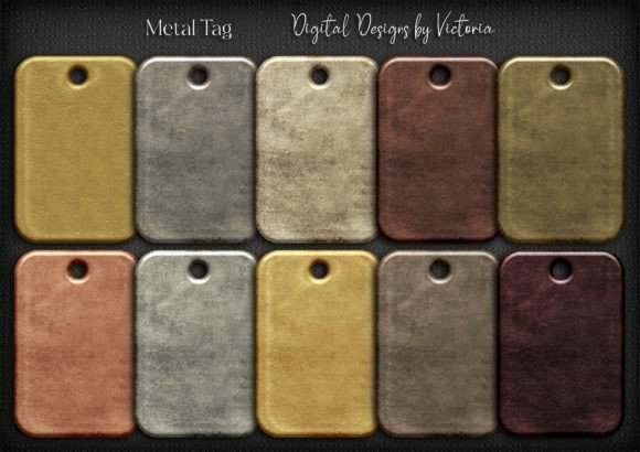 Metal Square Tag: Versatile Craft Element