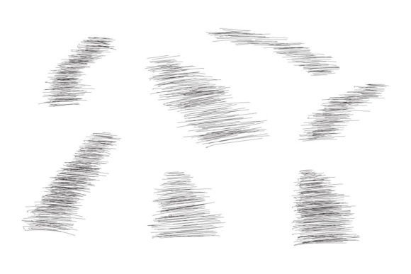 Pencil Sketch Objects Shading Vector: A Versatile Design Resource