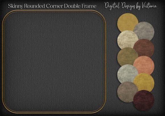 Skinny Rounded Corner Double Frame: A Versatile Crafting Tool