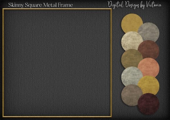 Skinny Square Metal Frame for Creative Projects