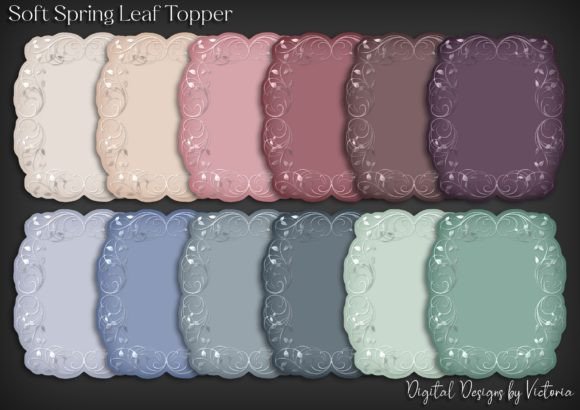 Soft Spring Leaf Topper for Creative Projects