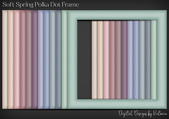 Soft Spring Polka Dot Frame: A Versatile Addition to Your Creative Projects
