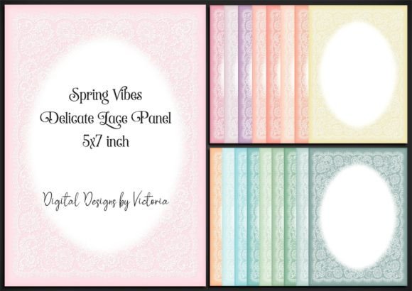 Spring Vibes Delicate Lace Panel: A Versatile Crafting Essential