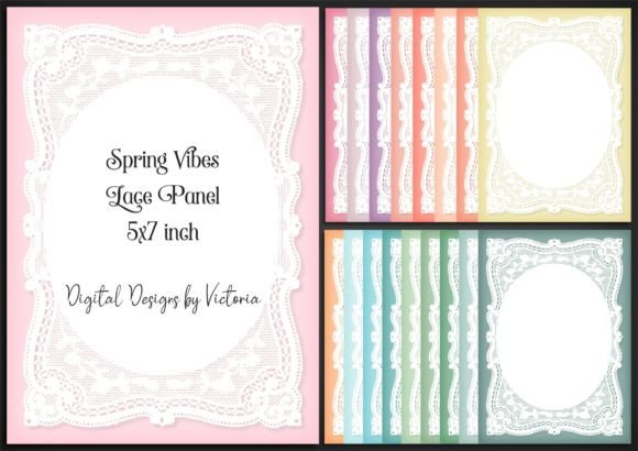 Spring Vibes Lace Panel: A Versatile Addition to Your Creative Toolkit