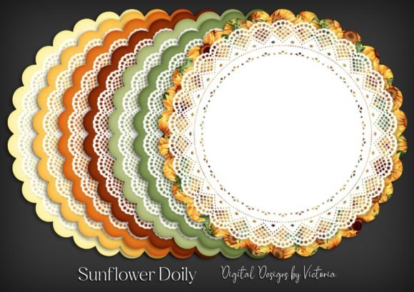 Sunflower Doily Collection