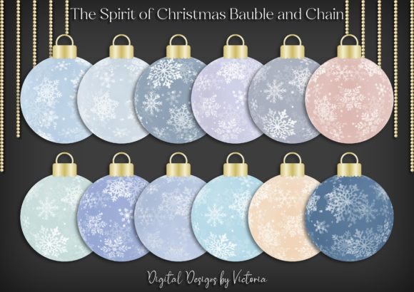 The Spirit of Christmas Bauble and Chain: A Versatile Crafting Resource