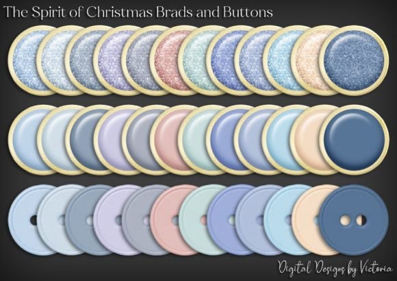 The Spirit of Christmas Brads and Button: A Creative Collection for Every Craft Enthusiast