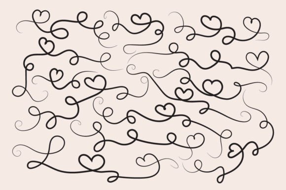 Valentines Day Hearts Swirls Svg: A Romantic Design Essential