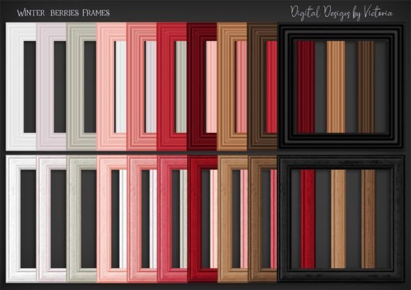 Winter Berries Frames: A Creative Resource for Modern Crafters
